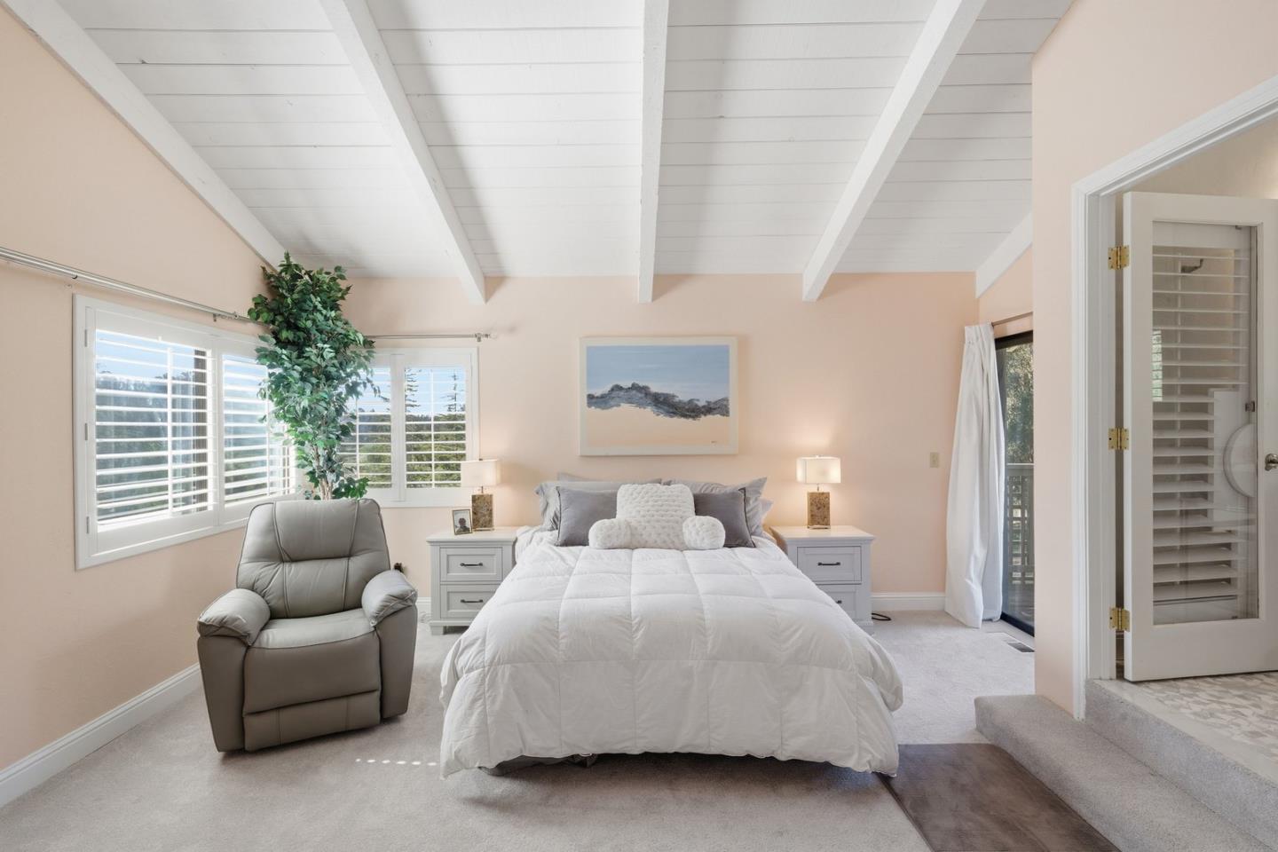 701 Day Valley Road Aptos, CA 95003 - Photo 16 of 43 a bedroom with furniture and windows