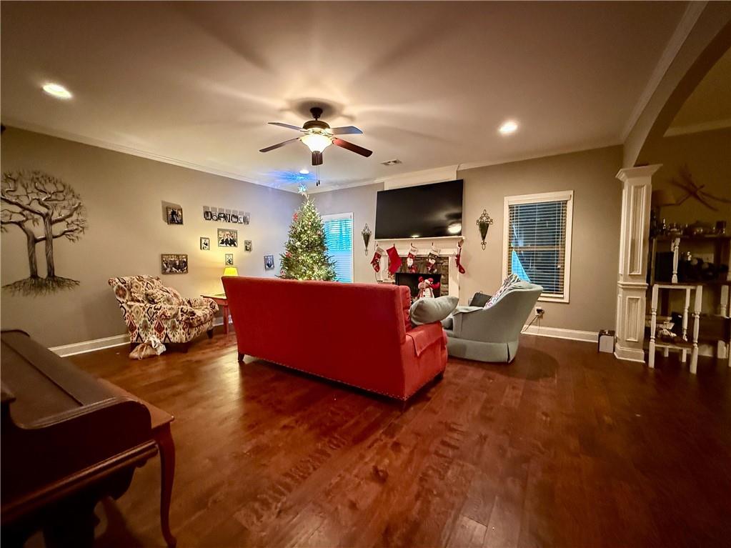 37 Farmstead Way Senoia, GA 30276 - Photo 49 of 96 a living room with furniture and a flat screen tv