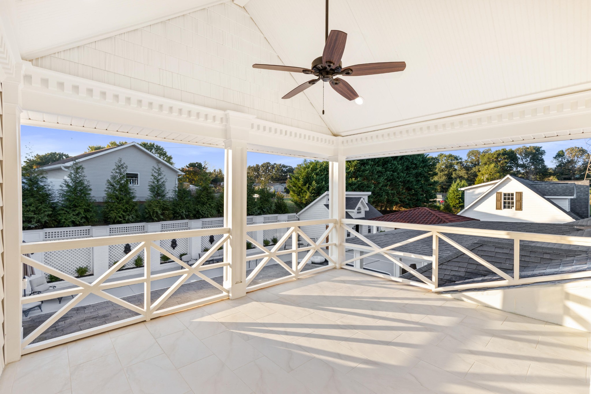 8421 Pedigo Road Powell, TN 37849 - Photo 31 of 57 a view of a patio with a table and chairs