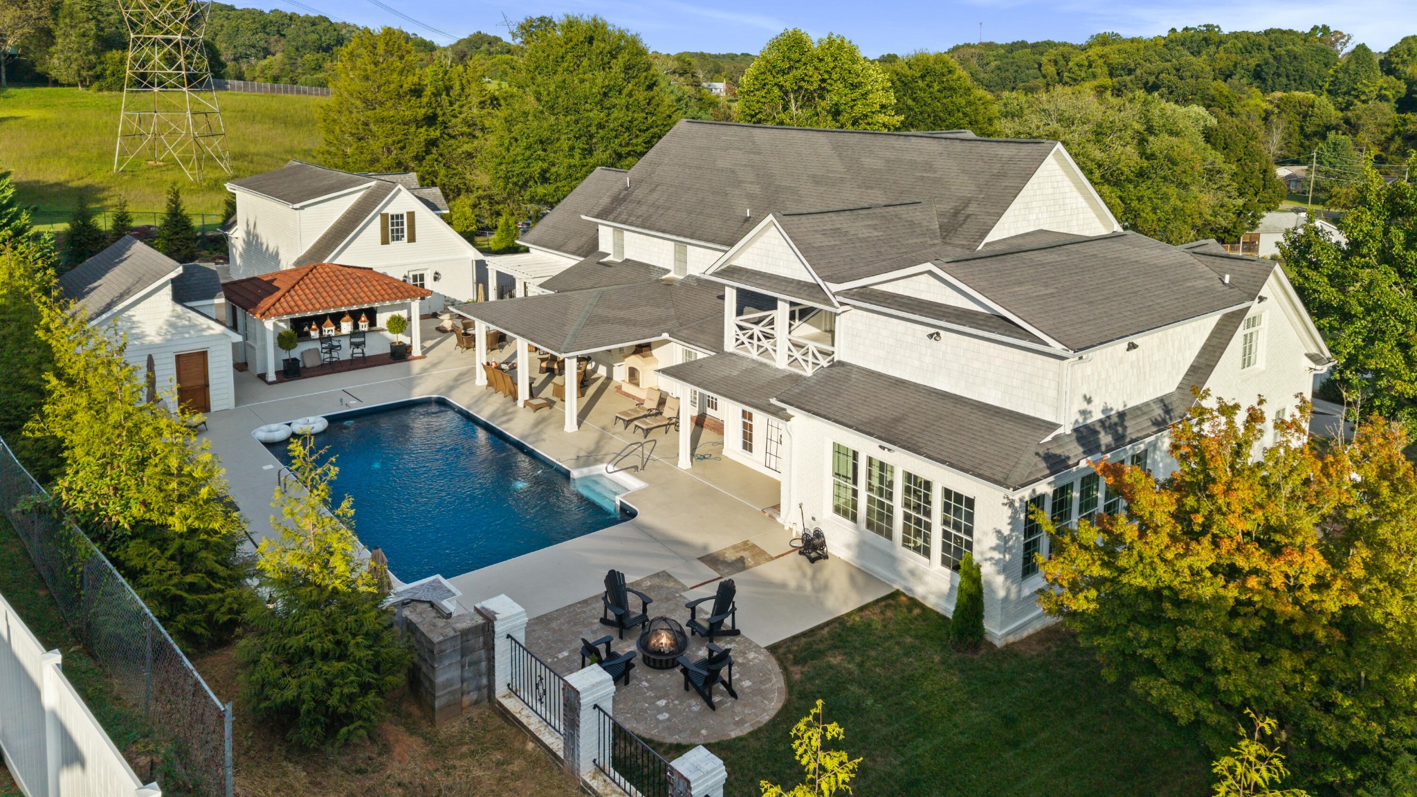 8421 Pedigo Road Powell, TN 37849 - Photo 53 of 57 an aerial view of a house with a big yard