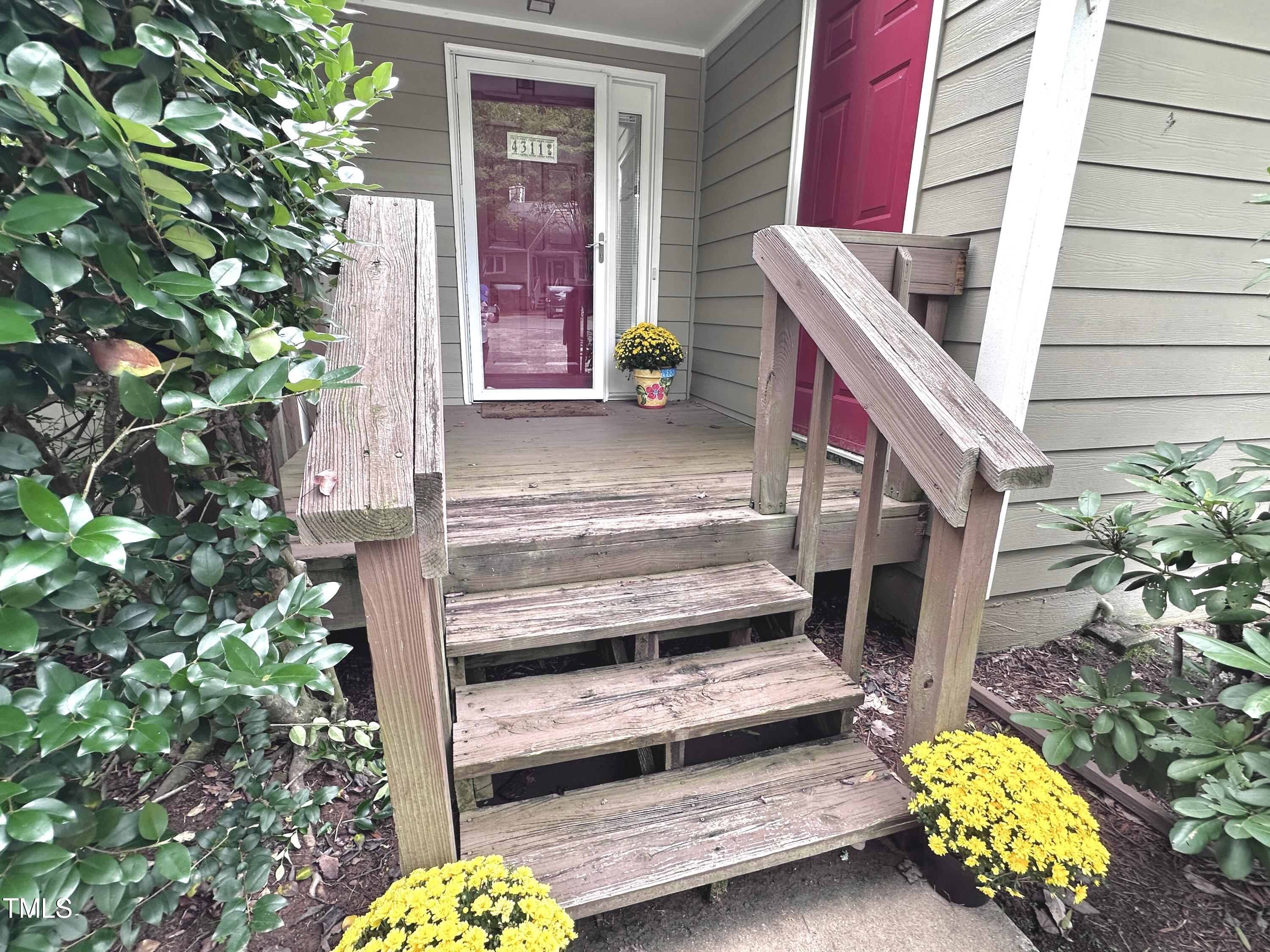 4311 Beechnut Lane Durham, NC 27707 - Photo 2 of 56 a view of entryway front of house