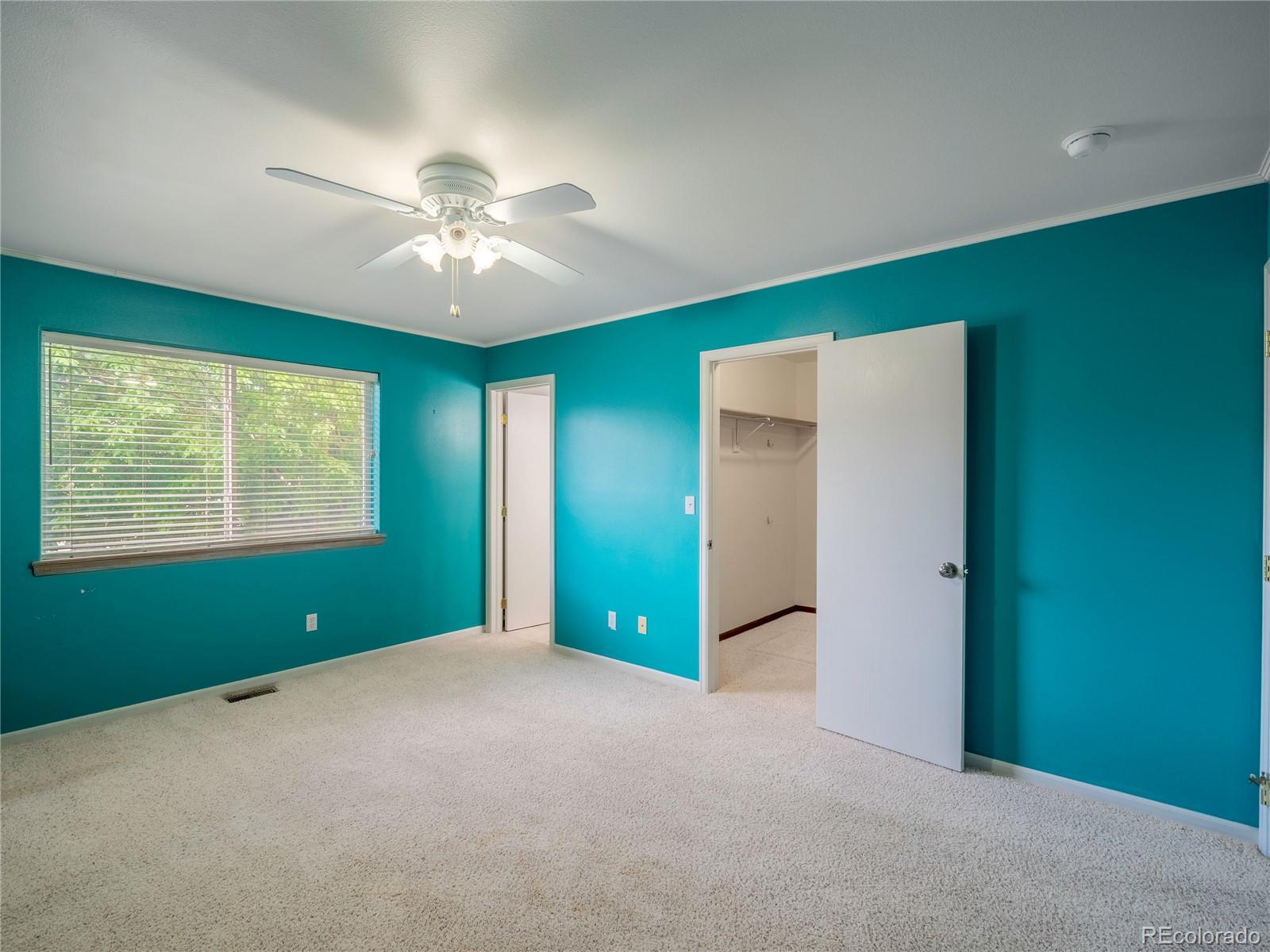 1436 H Street, Unit D Salida, CO 81201 - Photo 18 of 31 a view of empty room with window and ceiling fan