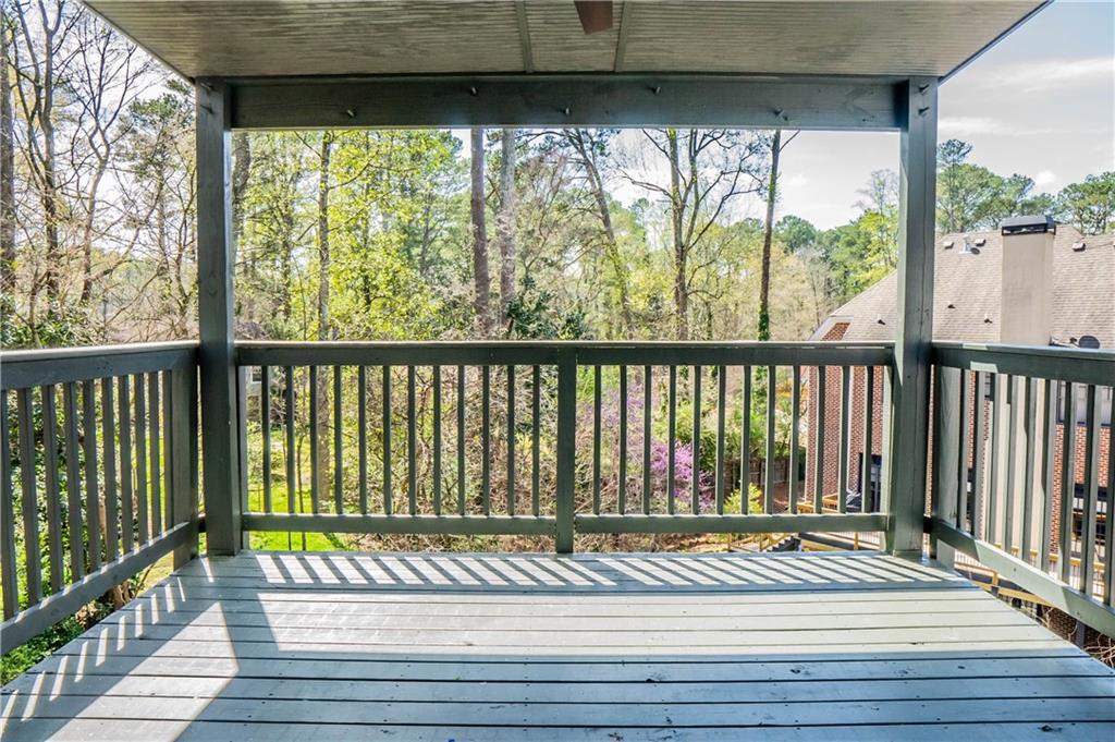 1433 Merriman Lane Northeast Atlanta, GA 30324 - Photo 59 of 60 a view of a balcony with wooden floor
