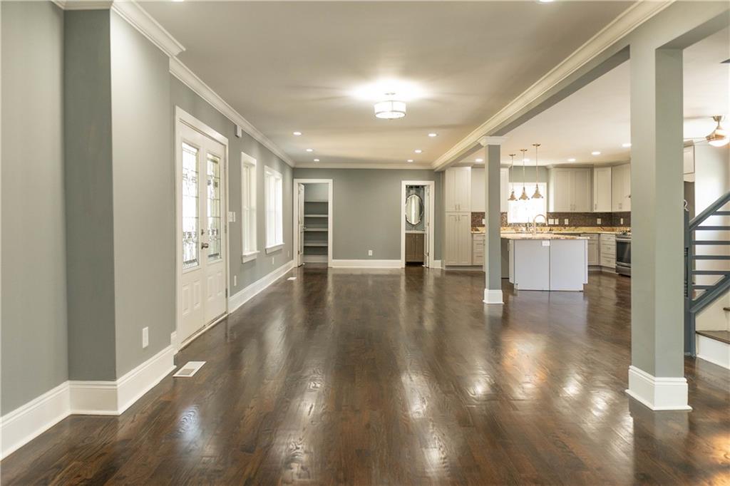 1433 Merriman Lane Northeast Atlanta, GA 30324 - Photo 10 of 60 a view of a kitchen with a sink and a large window