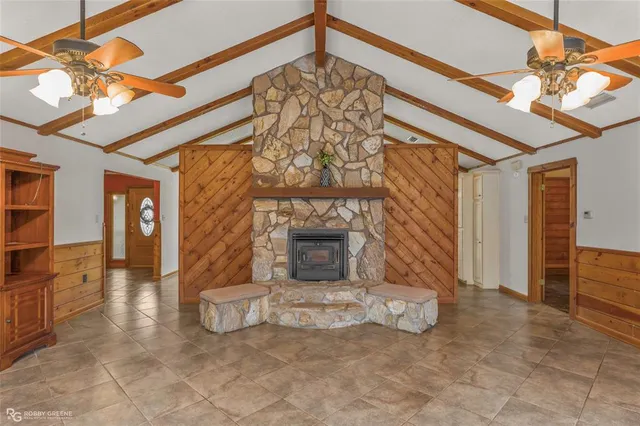 a view of a livingroom with a fireplace