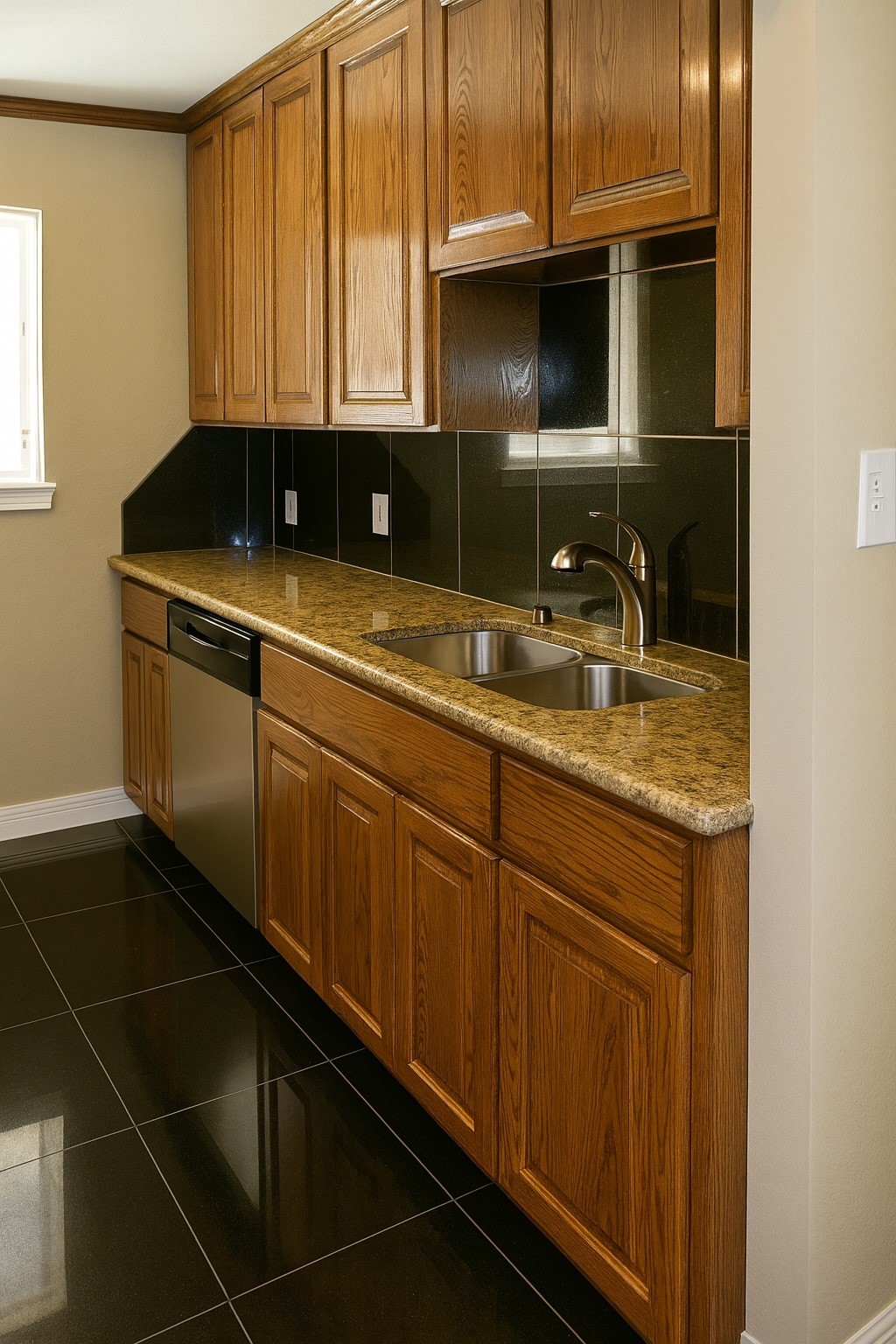 4719 Clay Street, Unit 2 Houston, TX 77023 - Photo 5 of 9 a kitchen with a sink and cabinets