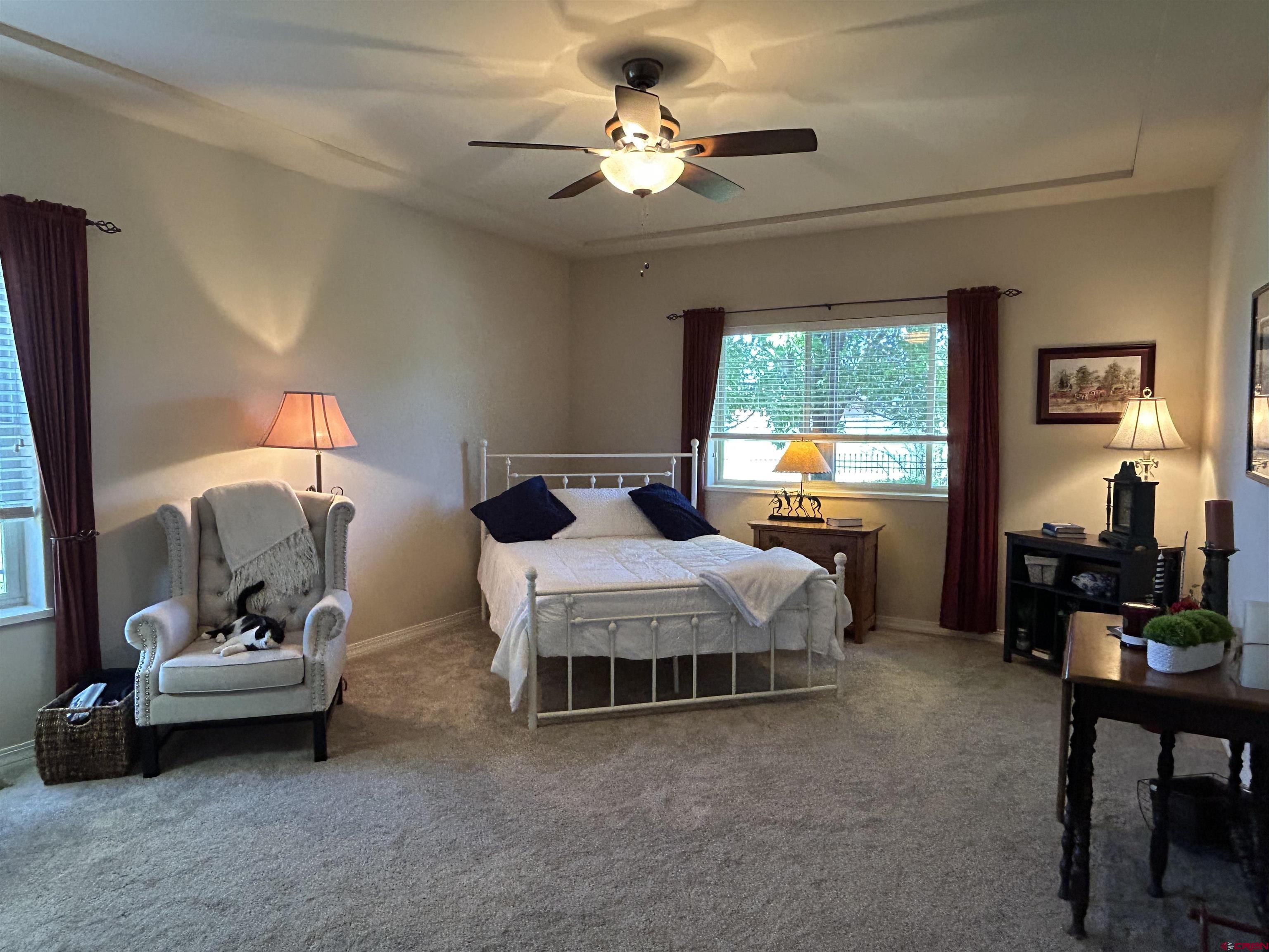 850 Southeast Pinyon Street Cedaredge, CO 81413 - Photo 17 of 45 a bedroom with bed and window