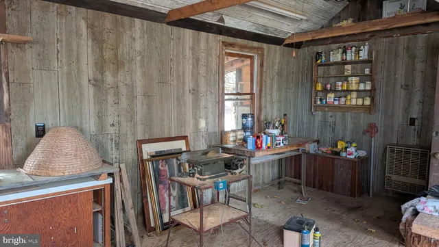 a room with furniture and window