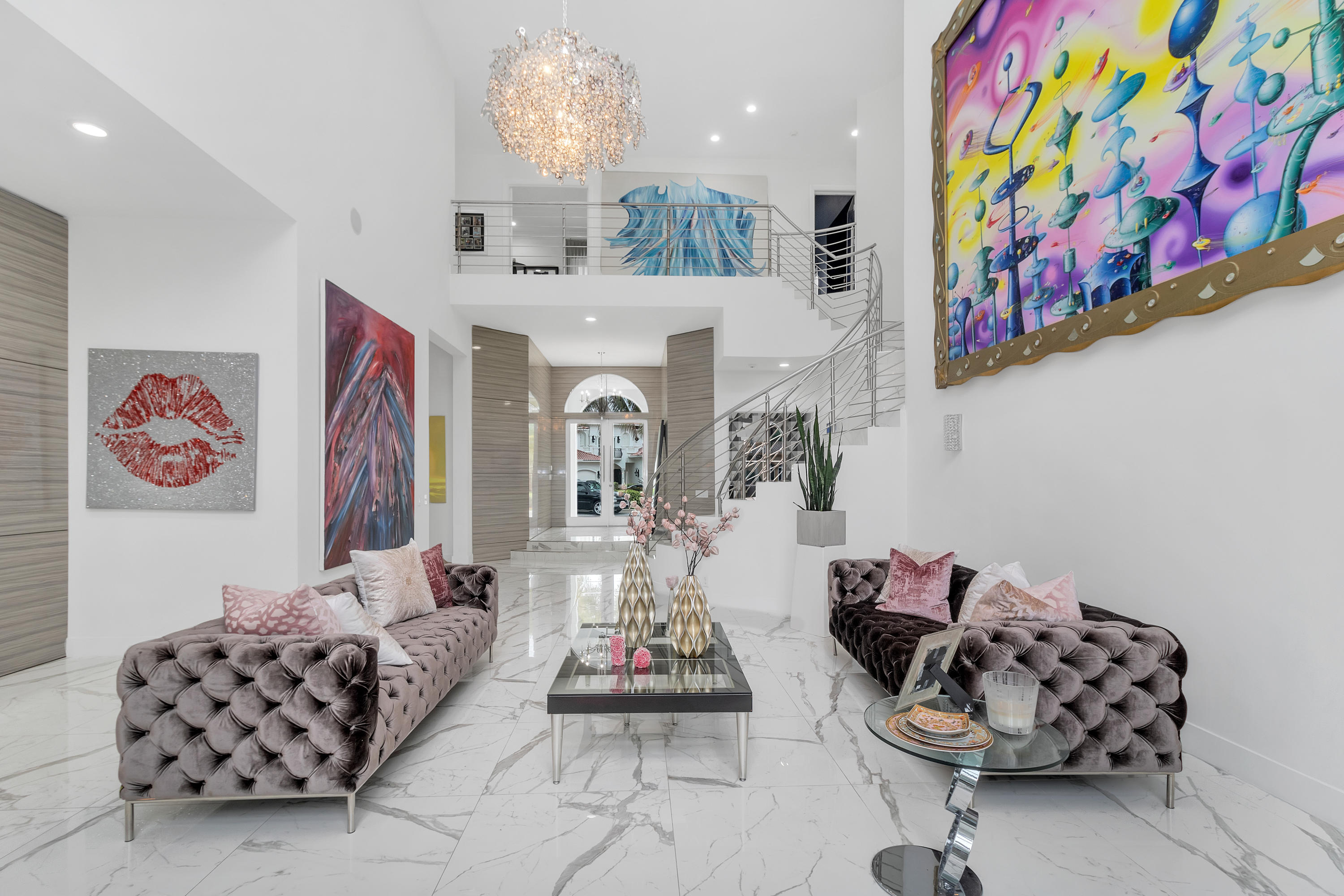 17729 Middlebrook Way Boca Raton, FL 33496 - Photo 15 of 88 a living room with furniture and painting on the wall