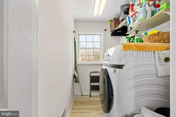 a view of front door and bedroom
