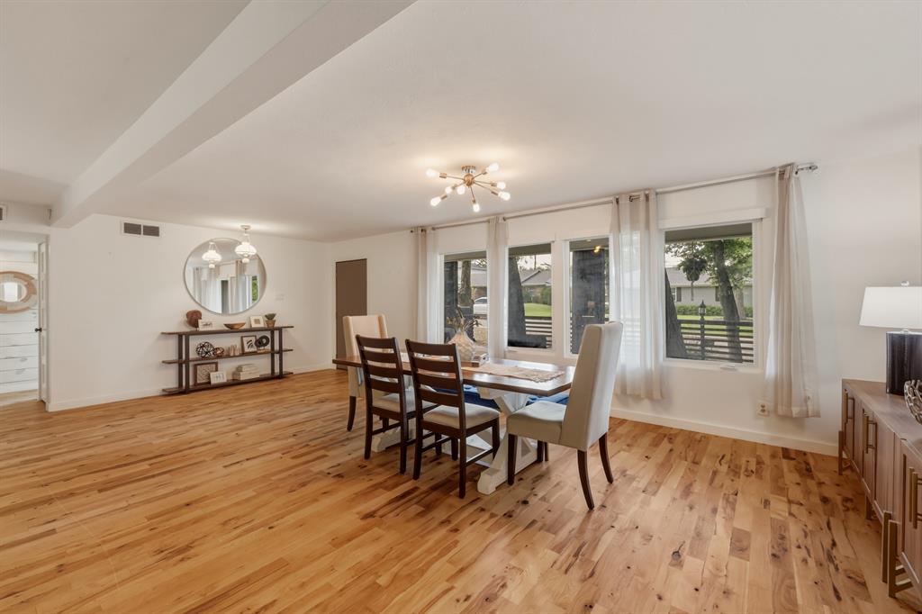 2320 Chart Drive Dallas, TX 75228 - Photo 8 of 34 a dining room with furniture and wooden floor
