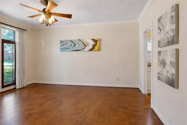 a view of an empty room