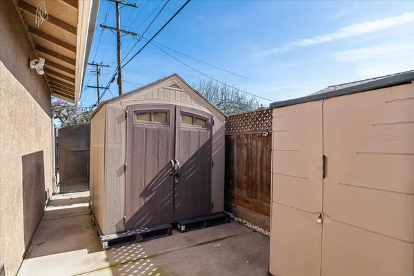 a view of a house with a door