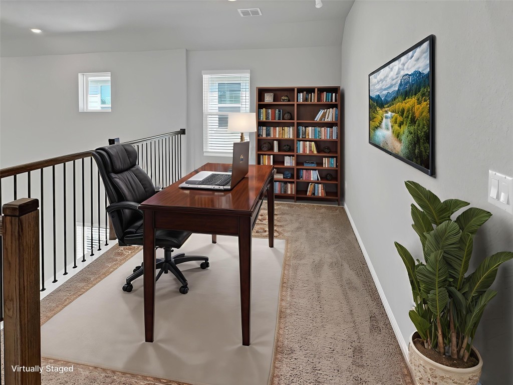 2437 Roosevelt Road Leander, TX 78641 - Photo 20 of 35 Flex space seen here visually staged as an office.