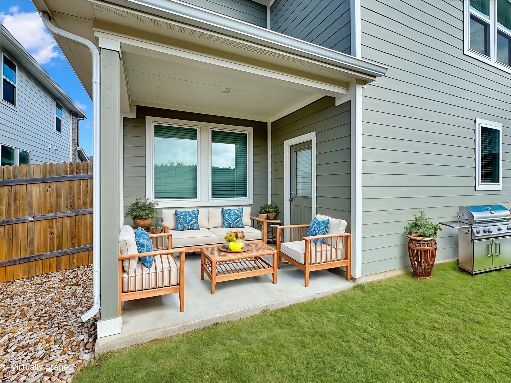 2437 Roosevelt Road Leander, TX 78641 - Photo 33 of 35 Covered Patio to enjoy breezy Texas days.
