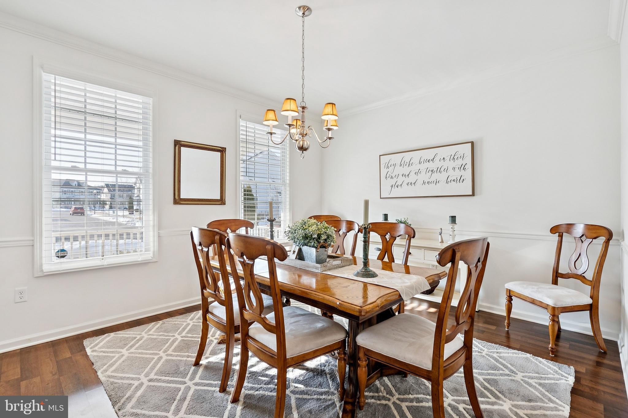 3 Antron Brown Way Chesterfield, NJ 08515 - Photo 12 of 28 a view of a dining room with furniture and window