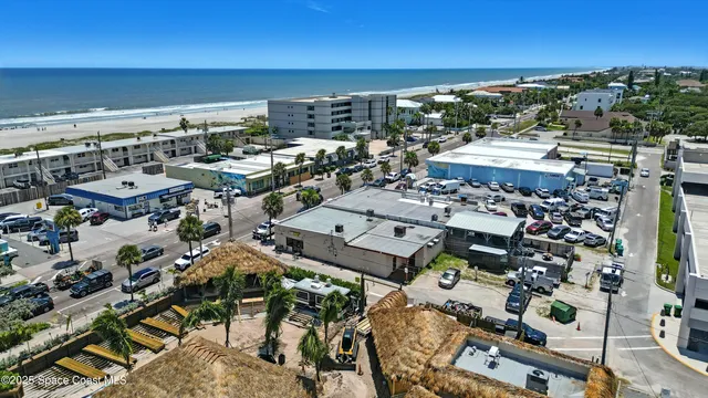 a view of parking and parking space