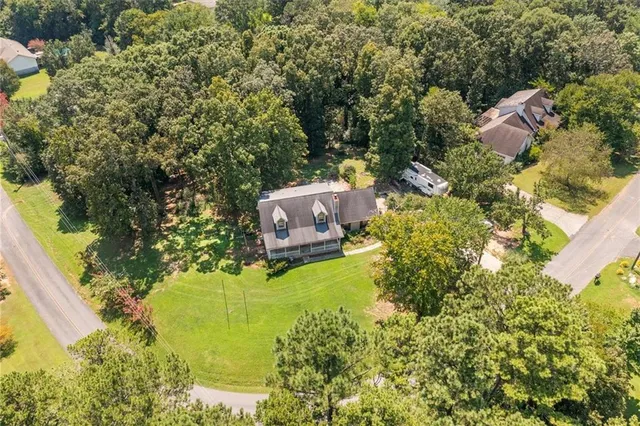 view of a house with a yard