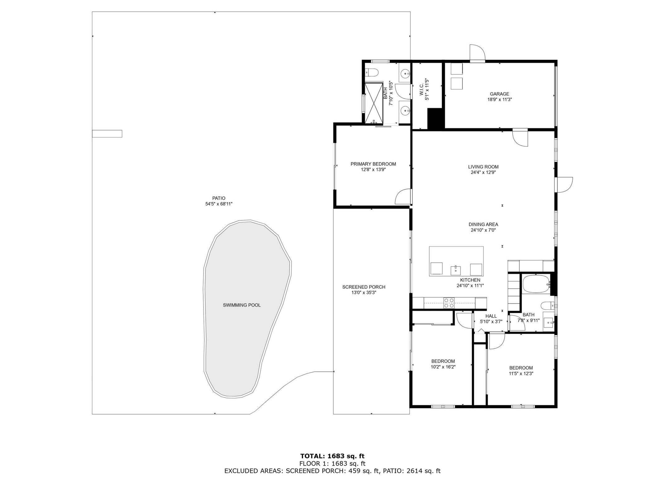 2310 Northeast 49th Street Lighthouse Point, FL 33064 - Photo 23 of 23 Floor Plan