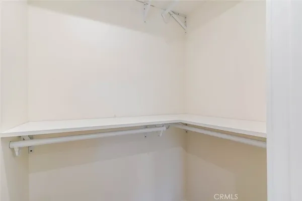 a close up view of racks on the wall