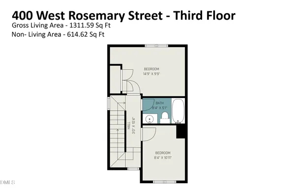 $588,000 | 400 West Rosemary Street, Unit 401, Chapel Hill, NC 27516