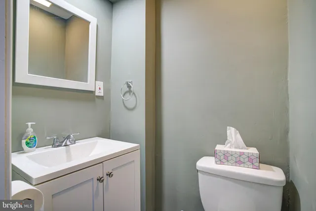 a bathroom with a sink and a toilet
