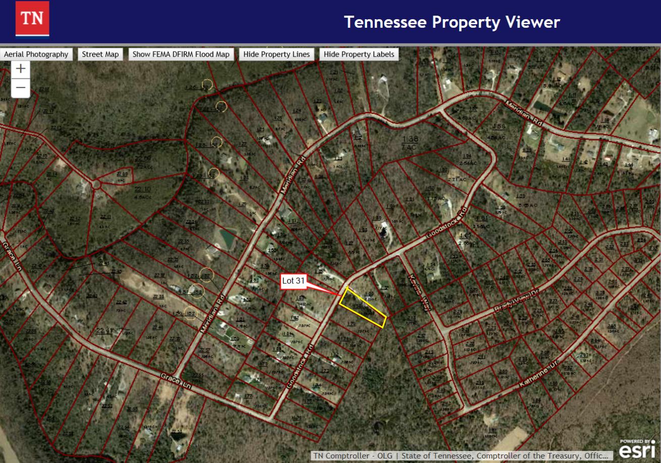 Goodstock Road Crossville, TN 38555 - Photo 3 of 8 Aerial TN Property Viewer