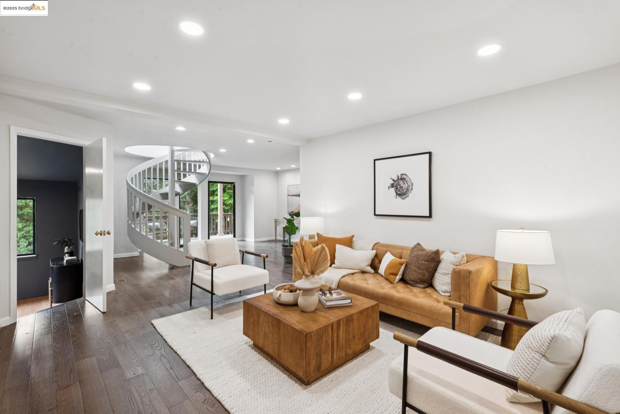 2861 Chelsea Drive Oakland, CA 94611 - Photo 45 of 56 a living room with furniture and a wooden floor