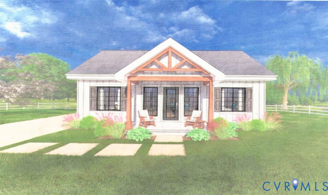 a front view of a house with yard