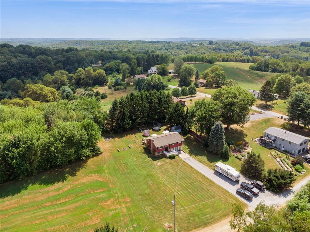 367 Brewer Road Rochester, PA 15074 - Photo 29 of 31 an aerial view of lake residential house with outdoor space and trees