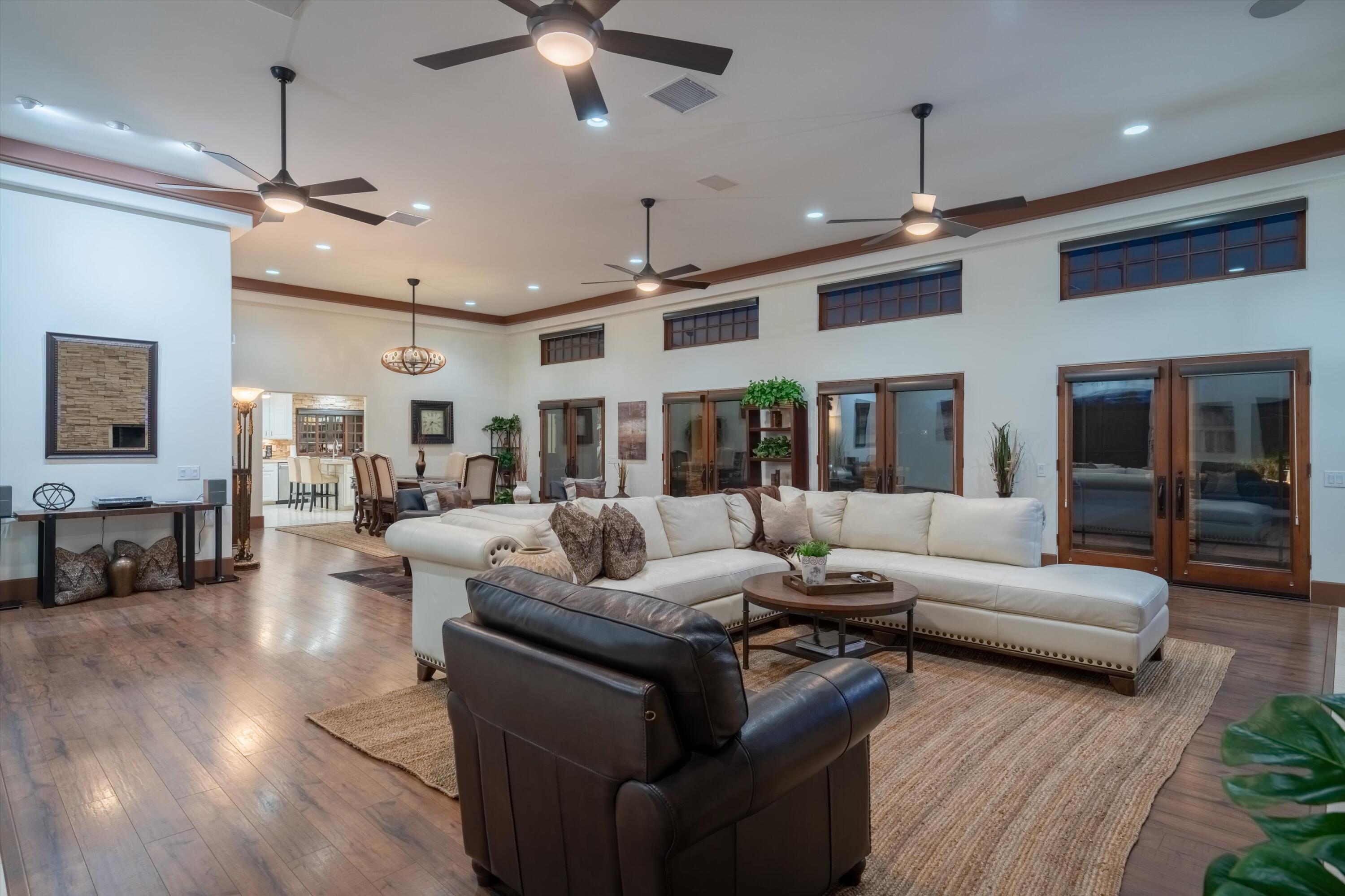 43190 Moore Circle Bermuda Dunes, CA 92203 - Photo 11 of 50 a living room with furniture kitchen view and a wooden floor
