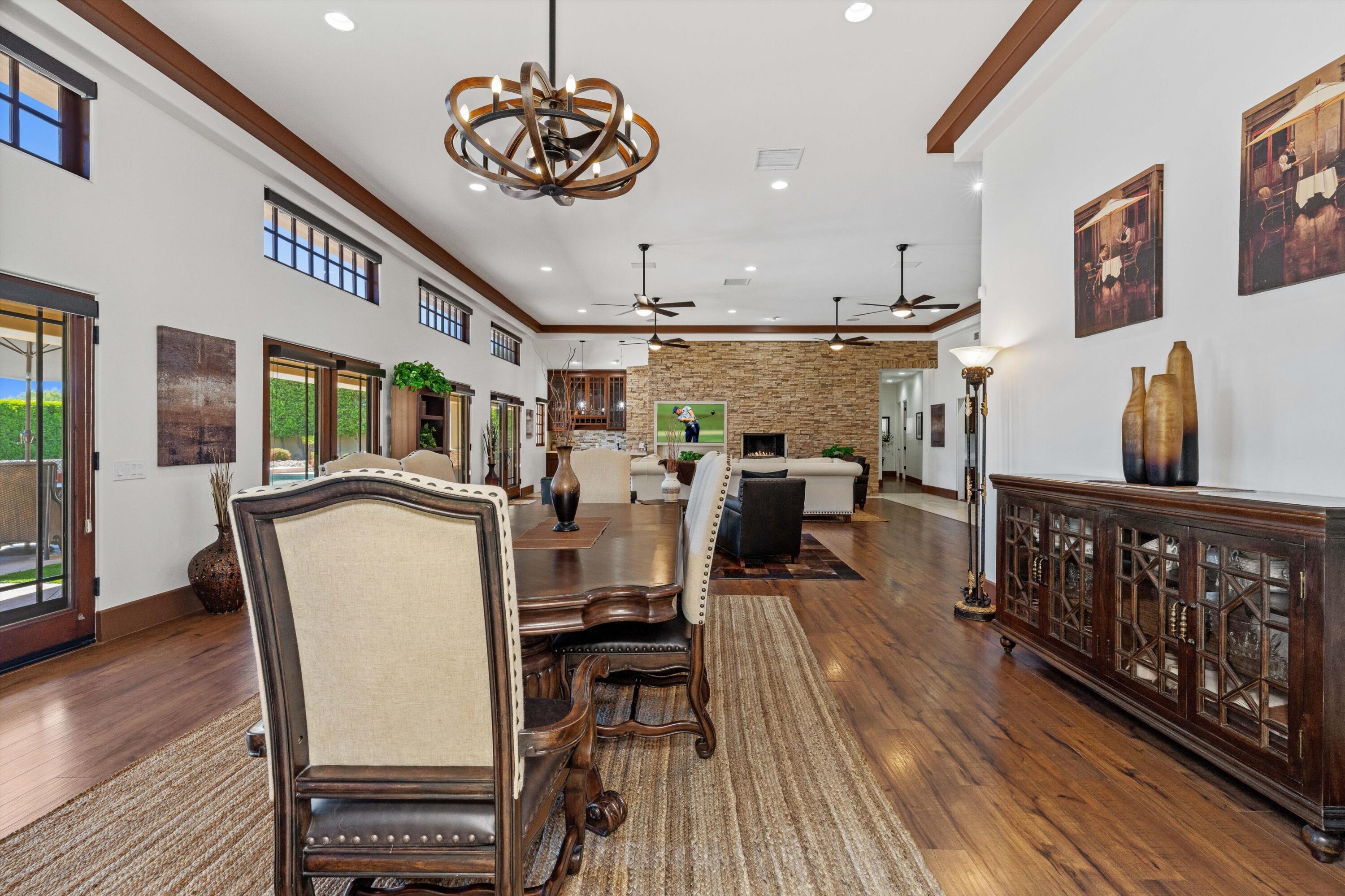 43190 Moore Circle Bermuda Dunes, CA 92203 - Photo 21 of 50 a dining room with furniture entryway and wooden floor