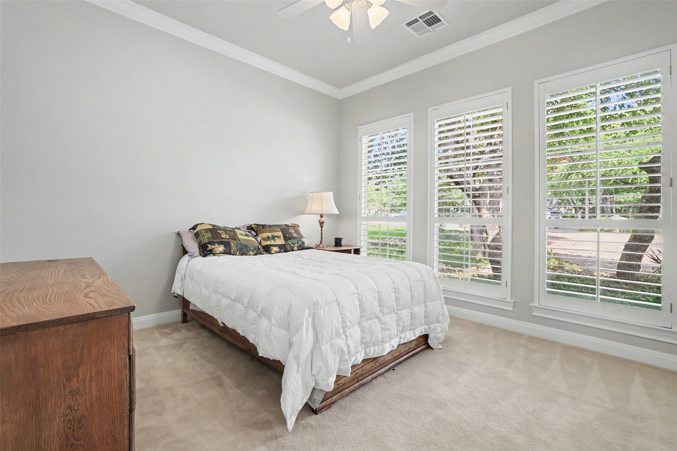 33 Meadows End Georgetown, TX 78628 - Photo 24 of 40 Natural light streams into this serene chamber through multiple windows with elegant window features.