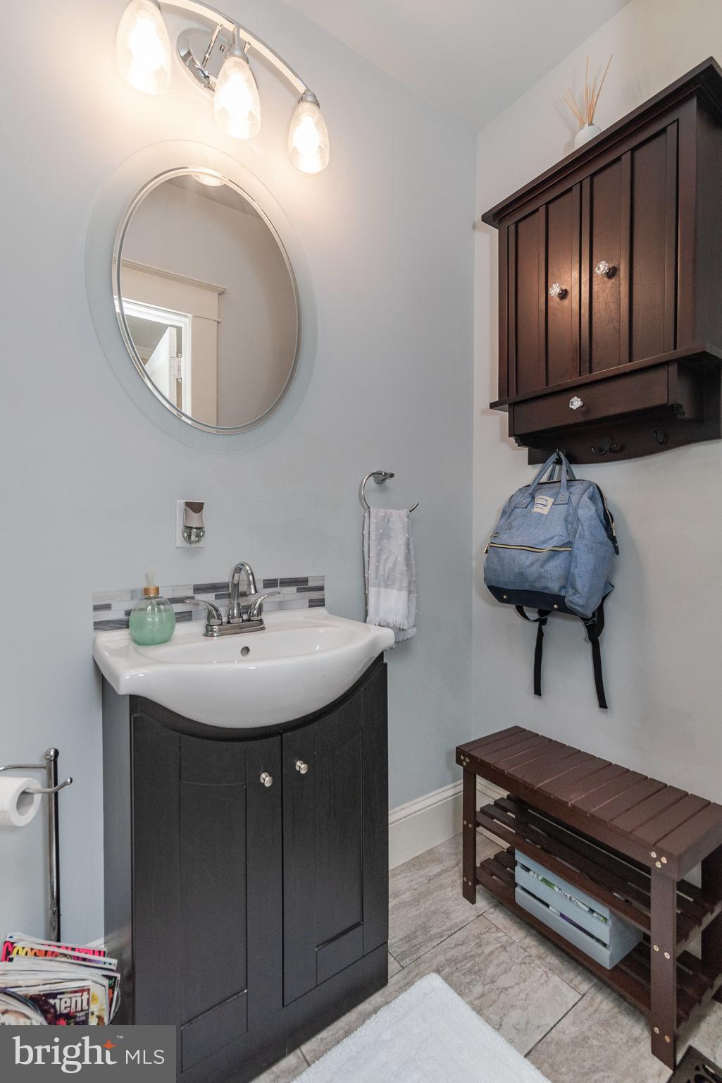 5312 Wendley Road Baltimore, MD 21229 - Photo 11 of 34 Updated half bath on main floor