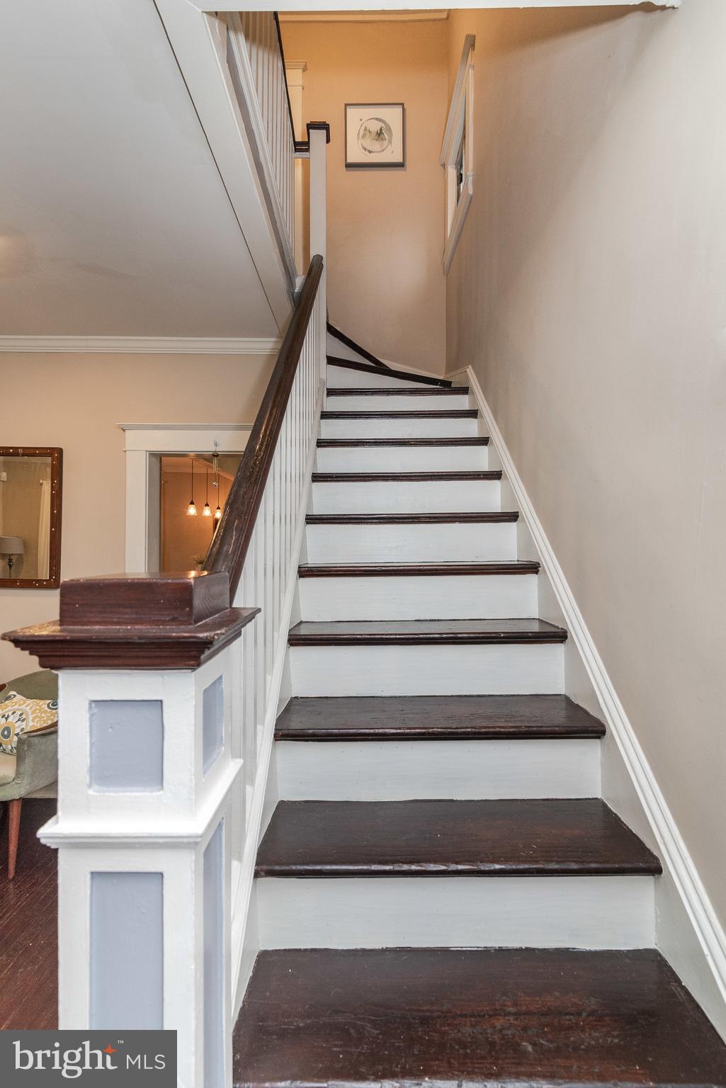 5312 Wendley Road Baltimore, MD 21229 - Photo 22 of 34 Original stairs add to the charm