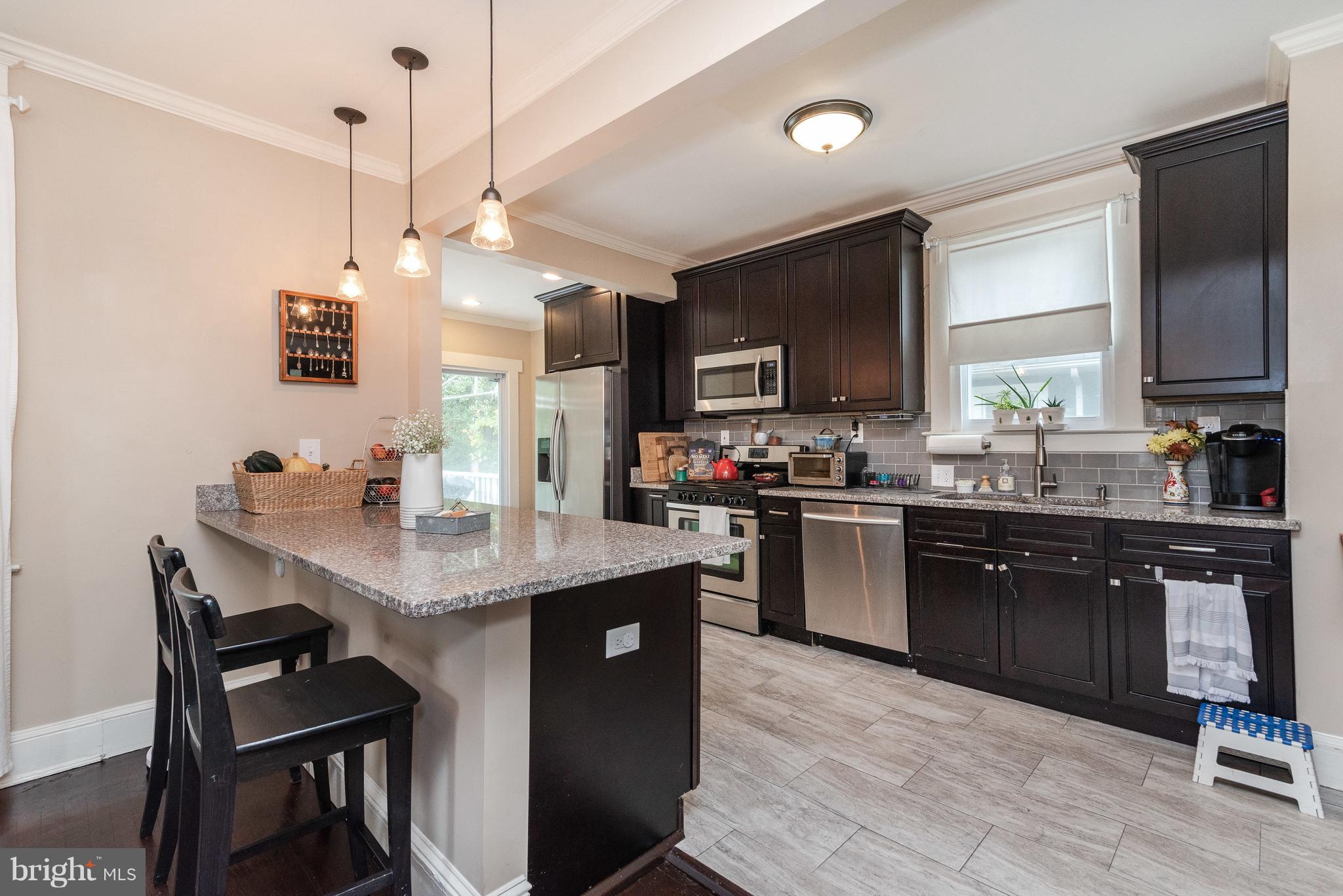 5312 Wendley Road Baltimore, MD 21229 - Photo 8 of 34 Fully renovated kitchen with island