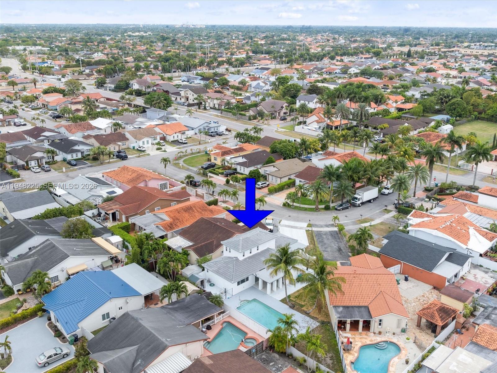 13841 Southwest 17th Terrace Miami, FL 33175 - Photo 4 of 31 an aerial view of residential houses with outdoor space