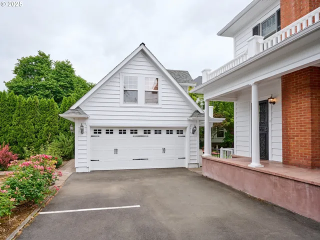 a view of city and mountain