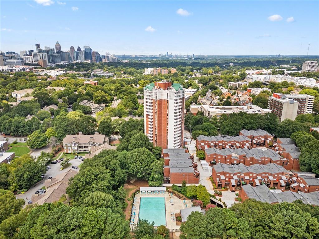 375 Ralph McGill Boulevard Northeast, Unit 1402 Atlanta, GA 30312 - Photo 4 of 17 a view of a city