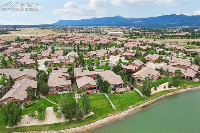 2204 Rocking Horse Court Colorado Springs, CO 80921 - Photo 49 of 50 Drone / aerial view featuring a water and mountain view