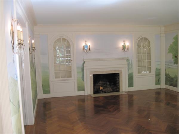 90 Sargent Road Brookline, MA 02445 - Photo 2 of 9 a view of empty room with fireplace and wooden floor