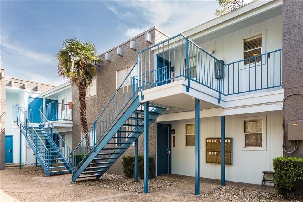 3405 Helms Street, Unit 101 Austin, TX 78705 - Photo 5 of 5 a front view of a house with entryway and stairs