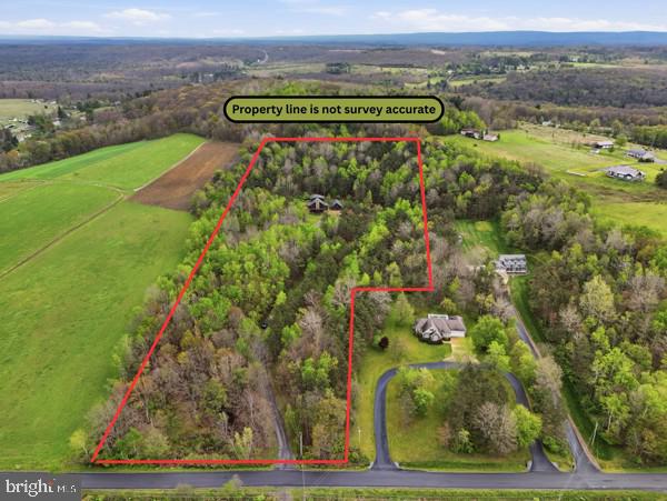 276 Turner Road Morrisdale, PA 16858 - Photo 50 of 50 Aerial Lot - NOT SURVEY ACCURATE