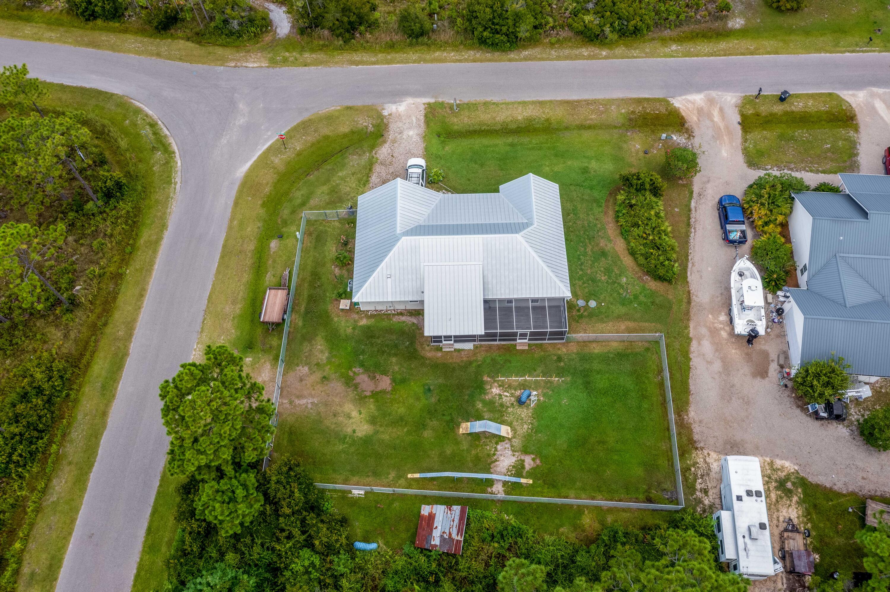 700 Timber Ridge Court Eastpoint, FL 32328 - Photo 19 of 20 an aerial view of a house