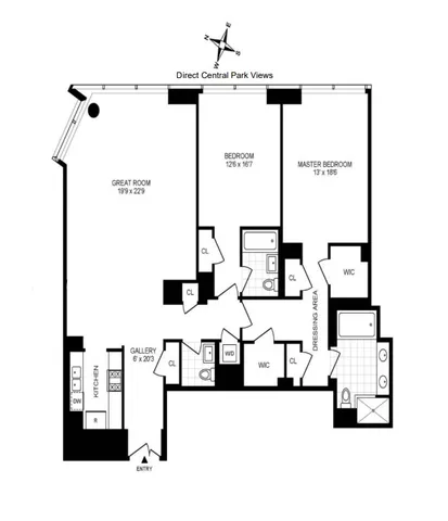 $6,890,000 | 25 Columbus Circle, Unit 57B | Upper West Side