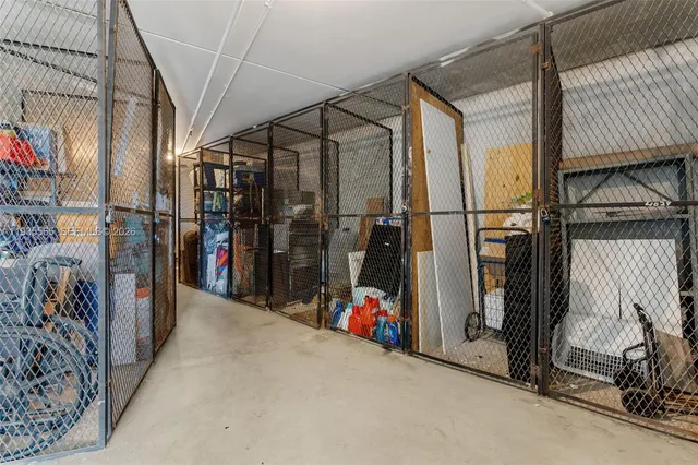 a view of storage and utility room