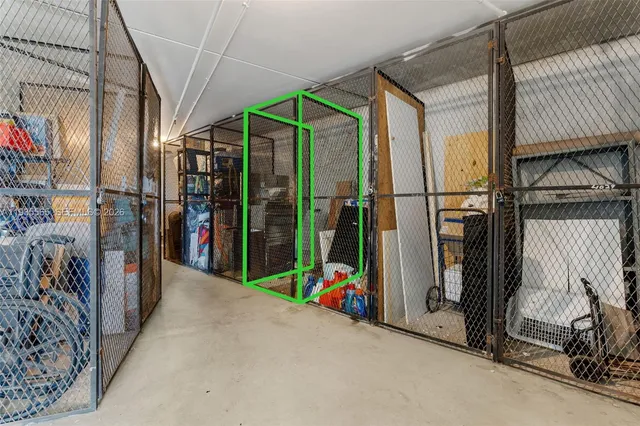 a view of storage and utility room