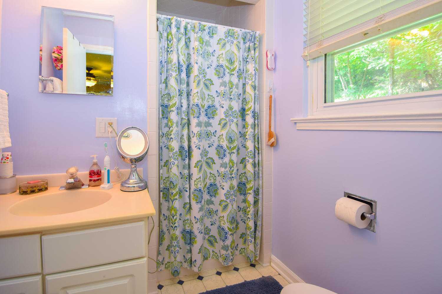 1638 Weaver Road Salem, VA 24153 - Photo 17 of 28 a bathroom with a sink mirror and vanity