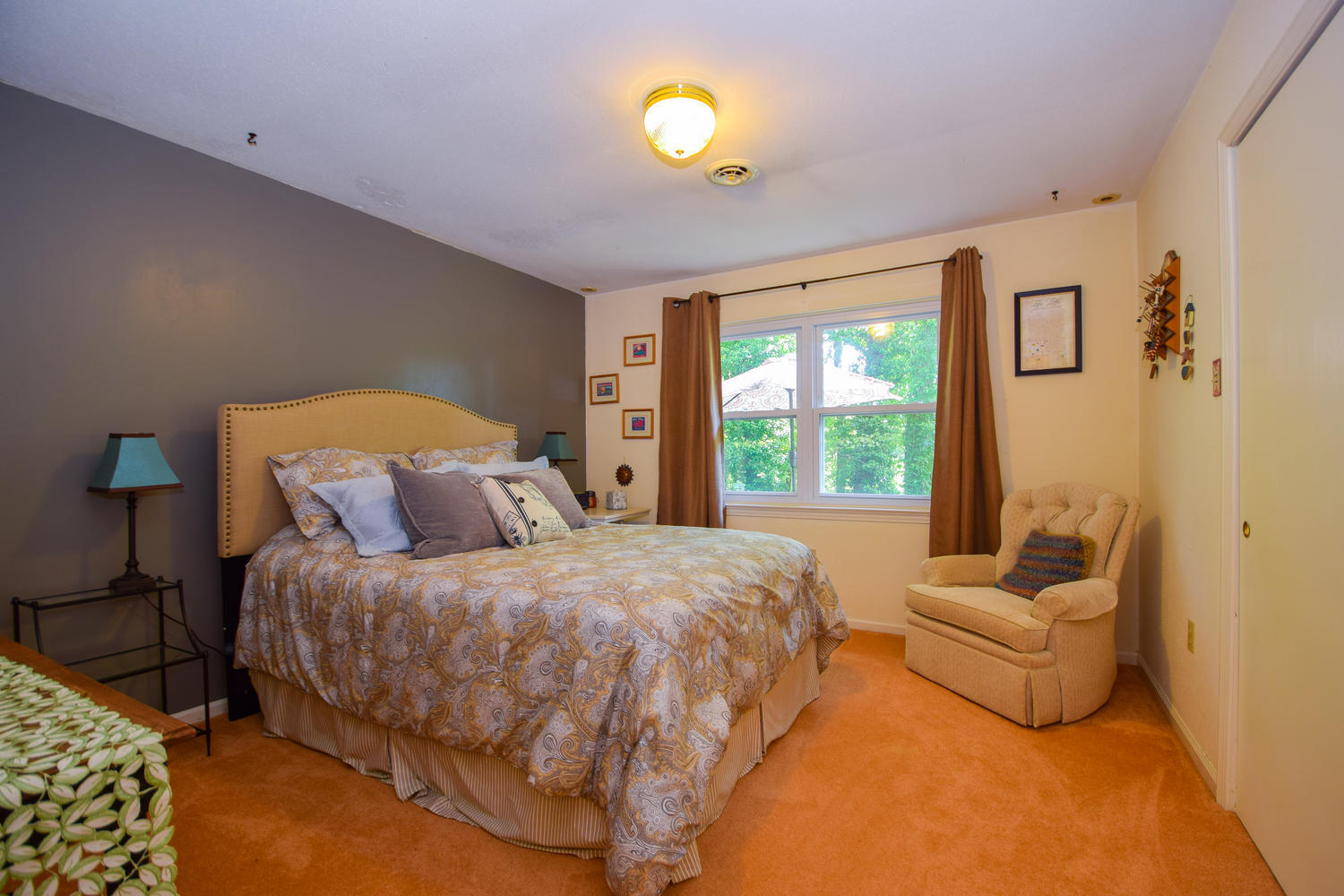 1638 Weaver Road Salem, VA 24153 - Photo 18 of 28 a bedroom with a bed and a couch
