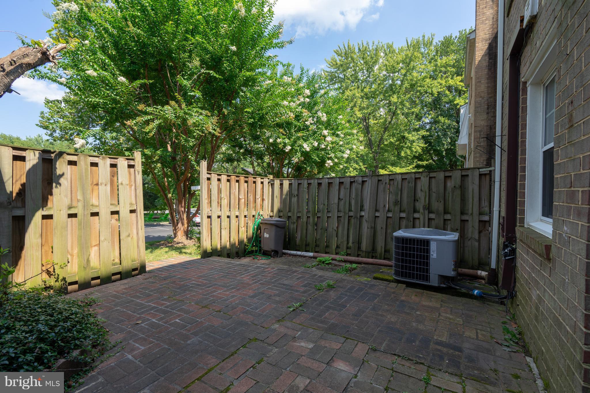 3857 Chain Bridge Road Fairfax, VA 22030 - Photo 25 of 30 Brick patio has good privacy